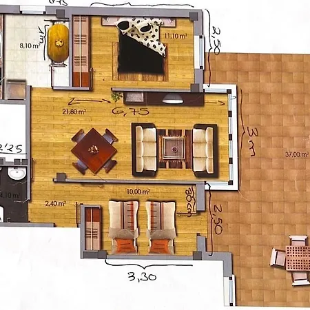 Piso Acogedor De Montana Con Terraza Appartamento *