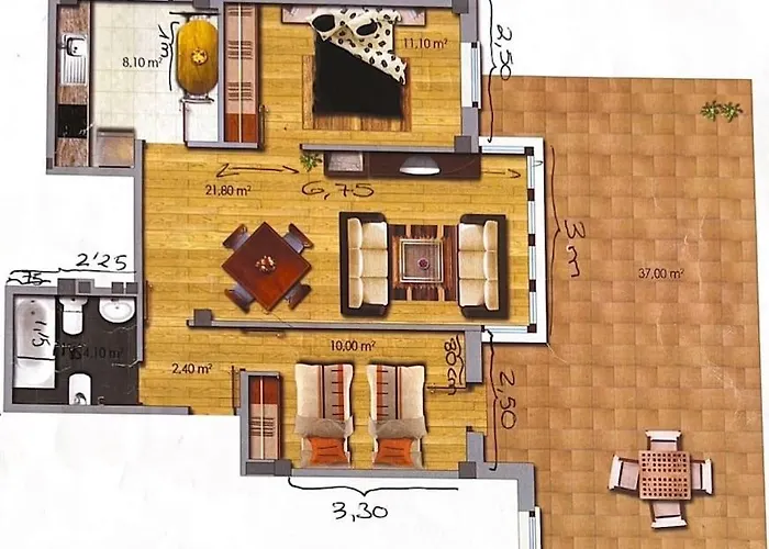 Piso Acogedor De Montana Con Terraza Apartment *